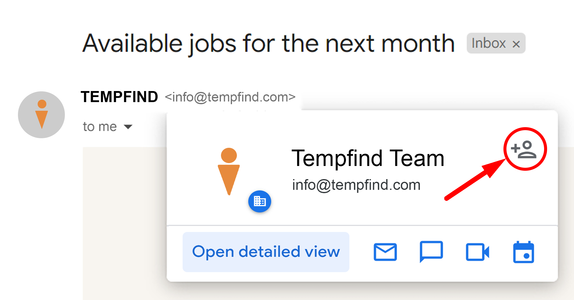How to add Tempfind to your contacts? 2 How to add Tempfind to your contacts