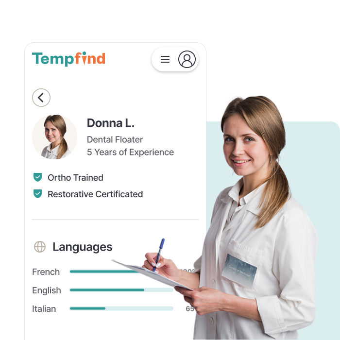 Discover Qualified Dental Floaters on Tempfind
