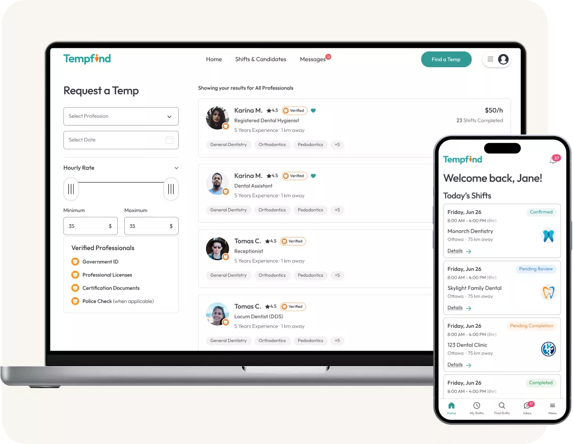 Ottawa’s Trusted Dental Temp and Recruitment Platform