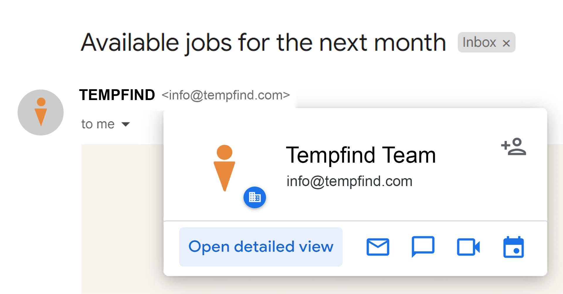 How to add Tempfind to your contacts