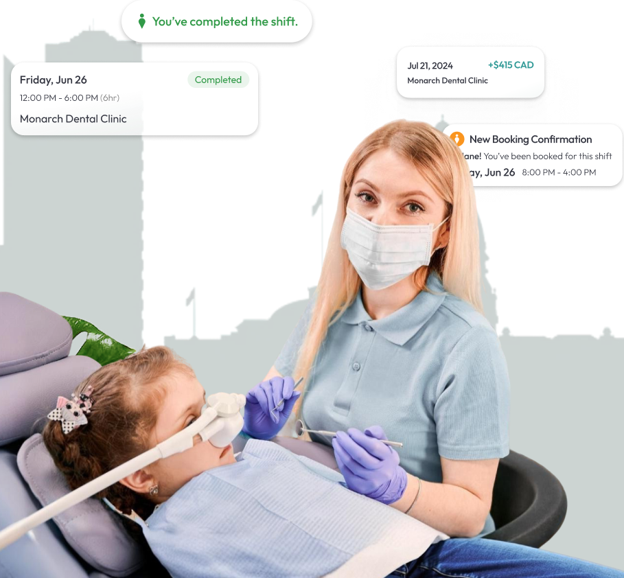 Registered Nurse is checking sedation nurse dental jobs in Edmonton