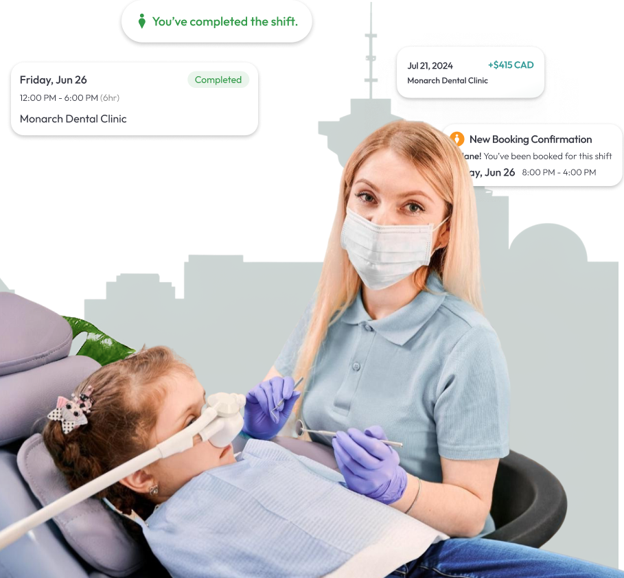 Nurse is checking dental sedation nurse jobs in Vancouver