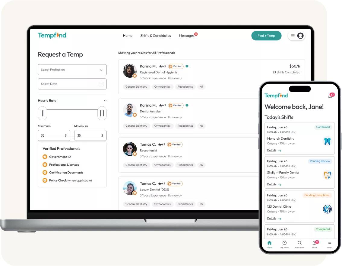 Edmonton’s Trusted Dental Temp and Recruitment Platform Edmonton’s Trusted Dental Temp and Recruitment Platform