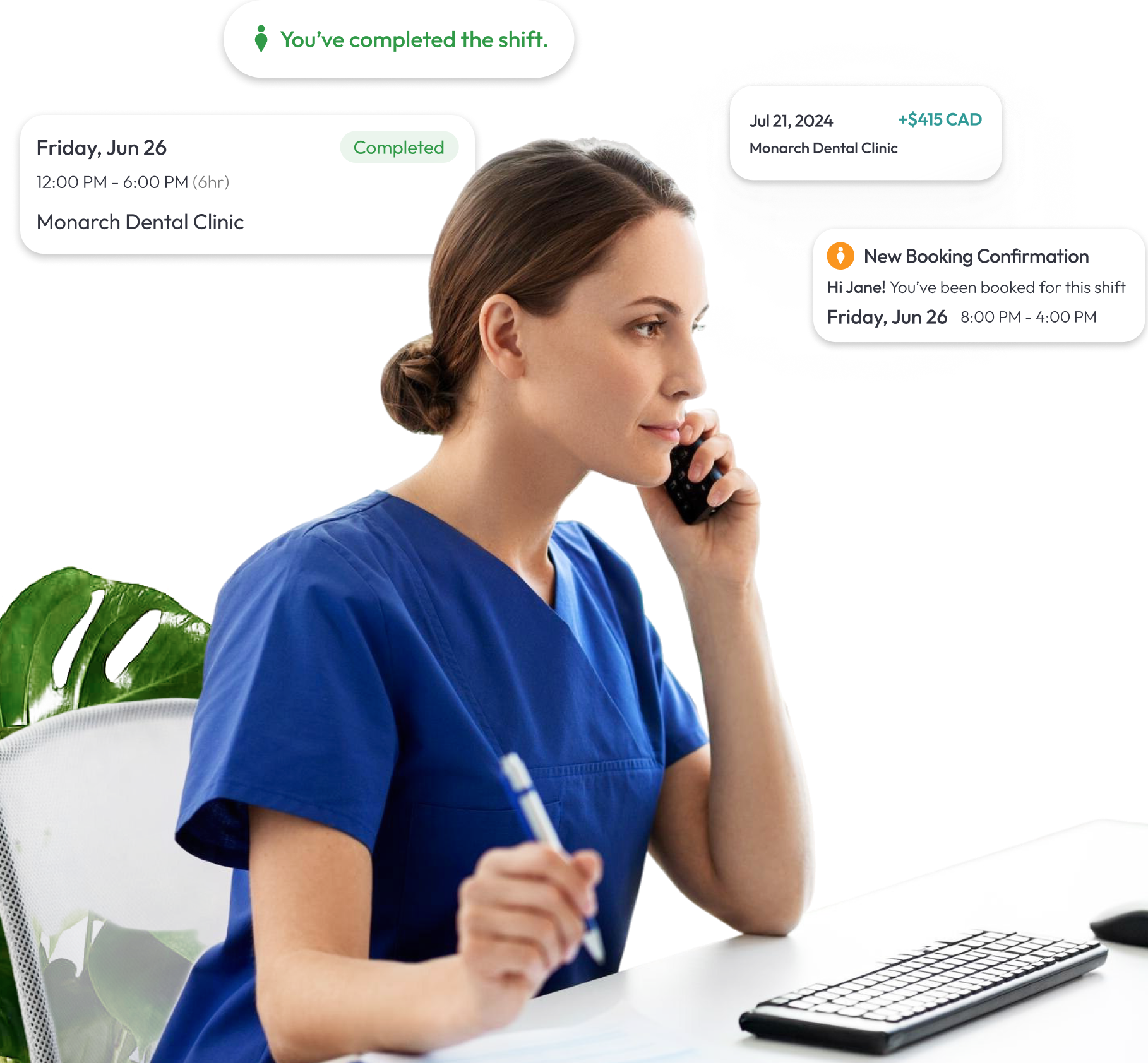 Dental Receptionist exploring job details